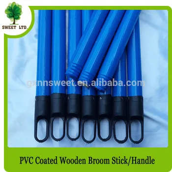 Farming tools PVC coated solid color wooden shovel handles