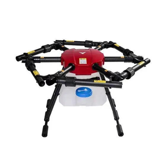 High efficient agricultural carbon fiber drone frame 16L 6 axis agri uav sprayer drone frame for agriculture drone