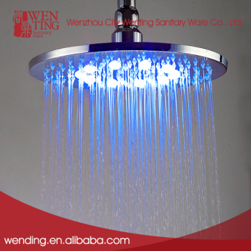 China factory One Function Chrome LED rain shower heads