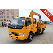 العلامة التجارية الجديدة DFAC Double Cabin Cargo Crane Truck