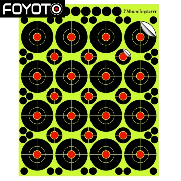 2-Inch 16-Stick Adhesive Splatter Target Paper Shooting Targets