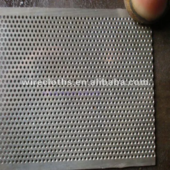 2mm stainless steel perforated metal screen sheet