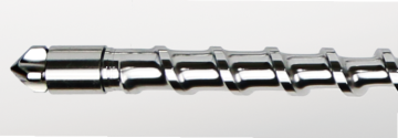 High injection speed barrel screw