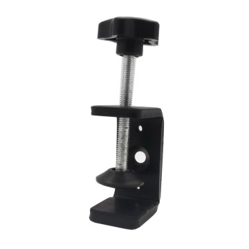 Black Coated Metal Steel Table Desk Gooseneck Clamps