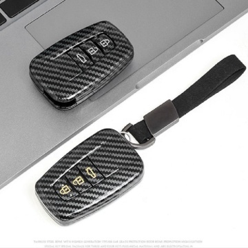 Carbon Fiber Remote Cover Protector Shell for Toyota Camry C-HR Corolla Prius RAV4