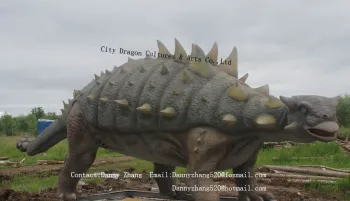 Entertainment dinosaur robot