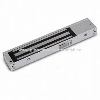 Single Door Magnetic Lock with 12/24V DC Dual-voltage, 250 x 47 x 25mm Size