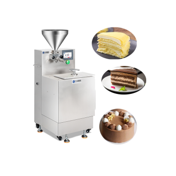 Automated Cake Frosting Machine for Surface Smearing Cream or Jam in Quantitative Filling and Decorating