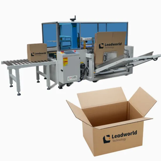 Leadworld Automatic Carton Erector Robotic Case Packer Machine