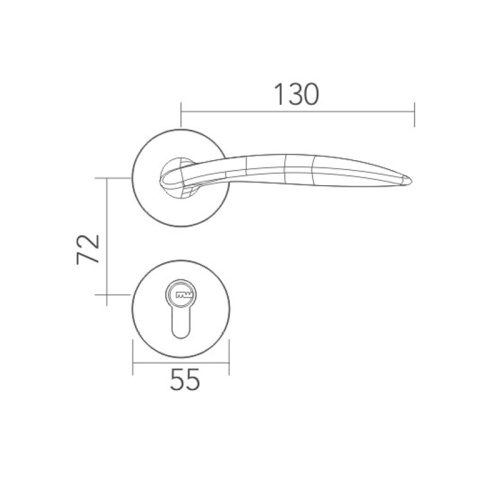 Домохозяйство тихой замок двери комнаты