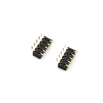 Entrada inferior encabezada femenina de 2.54 mm de tono 12p
