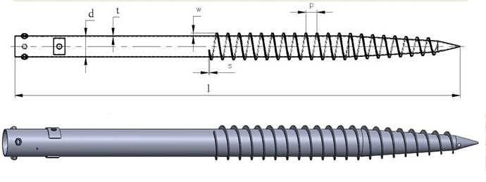 n series ground screw