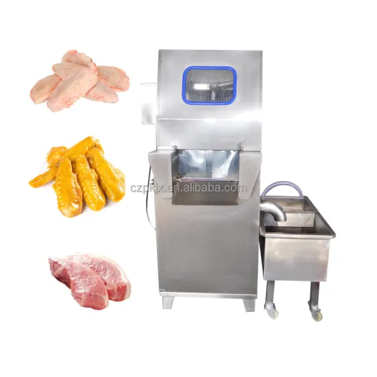 Automatic Meat Saline Injection Machine - Brine Injector for Chicken, Beef, and Fish Marinade