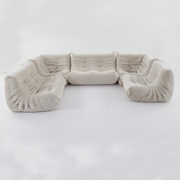 Modernes Stoff -Togo -Schnittsofa