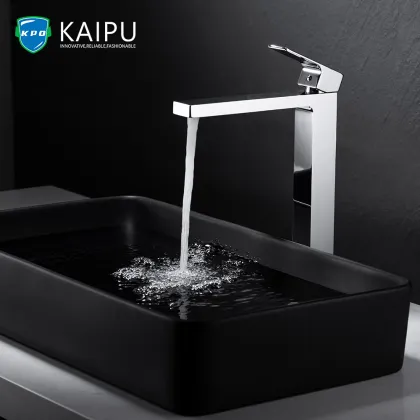 Waterfall bathroom faucet single hole faucet