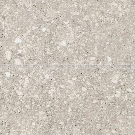 Ebro Ceramic 24x24 Inch Rustic Terrazzo Marble Floor Tiles 600x600mm