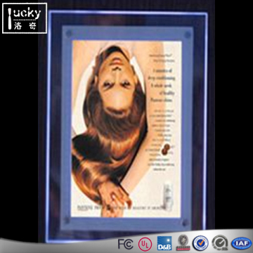 Acrylic Advertising Light Box,Tabletop Crystal LED Slim Light Box