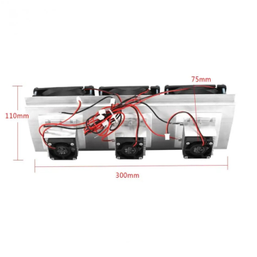 DIY Semiconductor Refrigeration Kit: Thermoelectric Peltier Air Cooling Unit