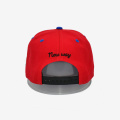 Driekleurige 6-paneel mode hiphop snapback cap