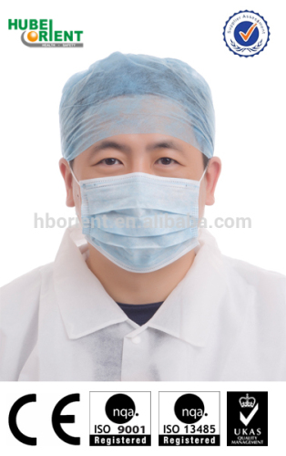 High quality Non Woven Disposable doctor Cap/nurse Cap/Mob Cap