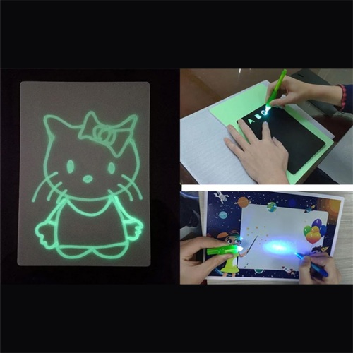 Suron Educational Toy Fluorescent Writing Pad Magic Drawing