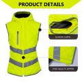 Ansi hi vis fleece Winter Safety Work Work Work Vest