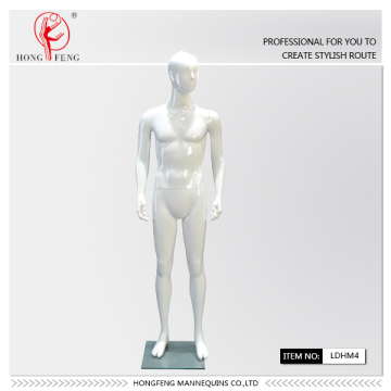 Gloss white new-abstract head for male mannequins