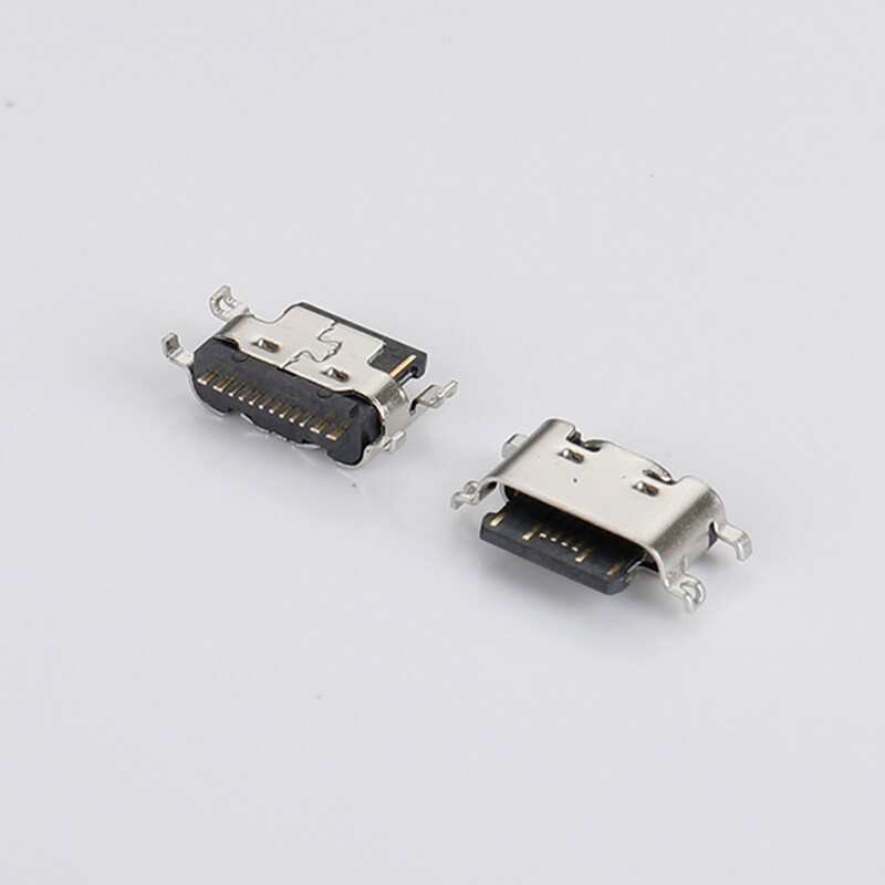 16 Pin USB Type-C Female Connector For Sale