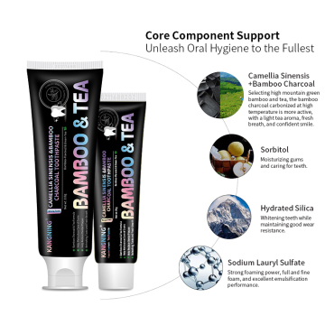 Natural Organic Tea Formula Toothpaste - Custom Mint, Fresh Breath, Charcoal Whitening, Tartar Control, Sensitive Care