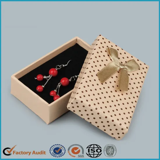 CMYK Printing Jewelry Box Earring Packaging