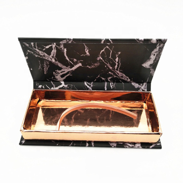 Black Marble Eyelash Extension Case Wholesale