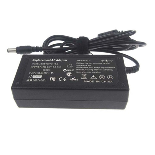 Adaptateur secteur pour ordinateur portable 15V 3A pour Toshiba