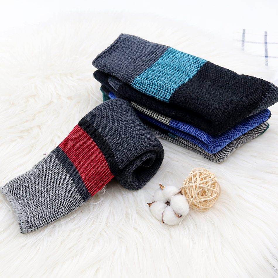 Men's Patchwork Fleece Thermal Socks