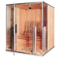 Indoor wholesale far infrared sauna room for 2person