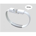 Pulsera USB de silicona con cable de carga portátil