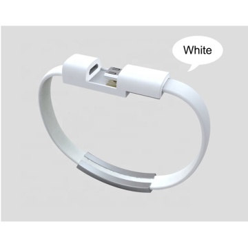 Portable Charging Cable Silicone USB Bracelet