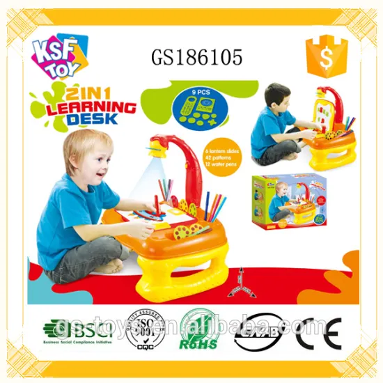 4 In 1 Learning Table Multifunctional Table Lamp Projector Toy