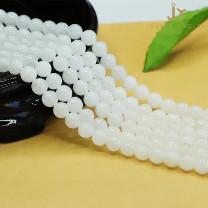 Wholesale Precious Stone Hetian Jade Loose Beads: Natural Gemstone Accessories