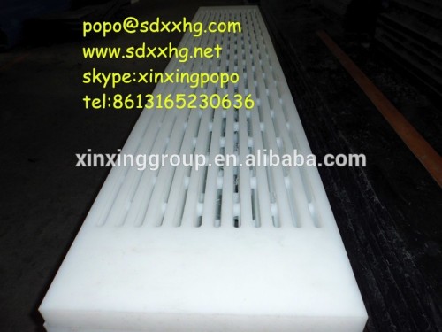 UHMW-PE suction box covers/uhmwpe paper blades/dewatering sheet