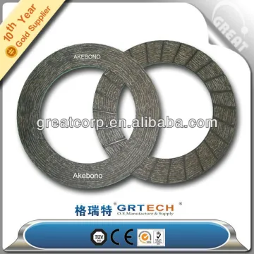 Friction clutch facing,non-asbestos clutch facing materials