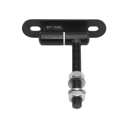 Gate power coated bolt hinge with plate