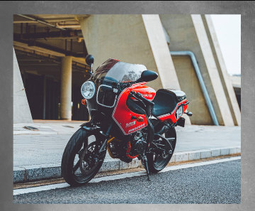 Nuova motocicletta ABS a doppio canale