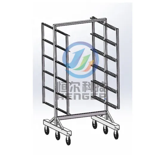 Stainless Steel Sausage and Meat Hanging Trolley for Smokehouse