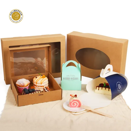 Disposable Kraft Paper Cake Boxes: Bakery Packaging Solutions