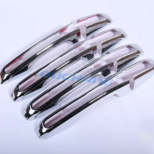 Chrome Door Handle Trim 8pcs Compatible with Range Rover Evoque, Sport, and Discovery Sport (2015-2017)
