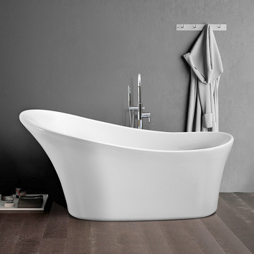 Bathtub independente de superfície sólida Novo modelo banheira de banheira pequena e independente