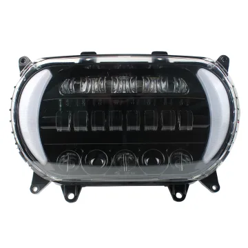 LED Front Headlight Assembly Kit for Harley Road Glide 2015-2020 Projector Headlamp