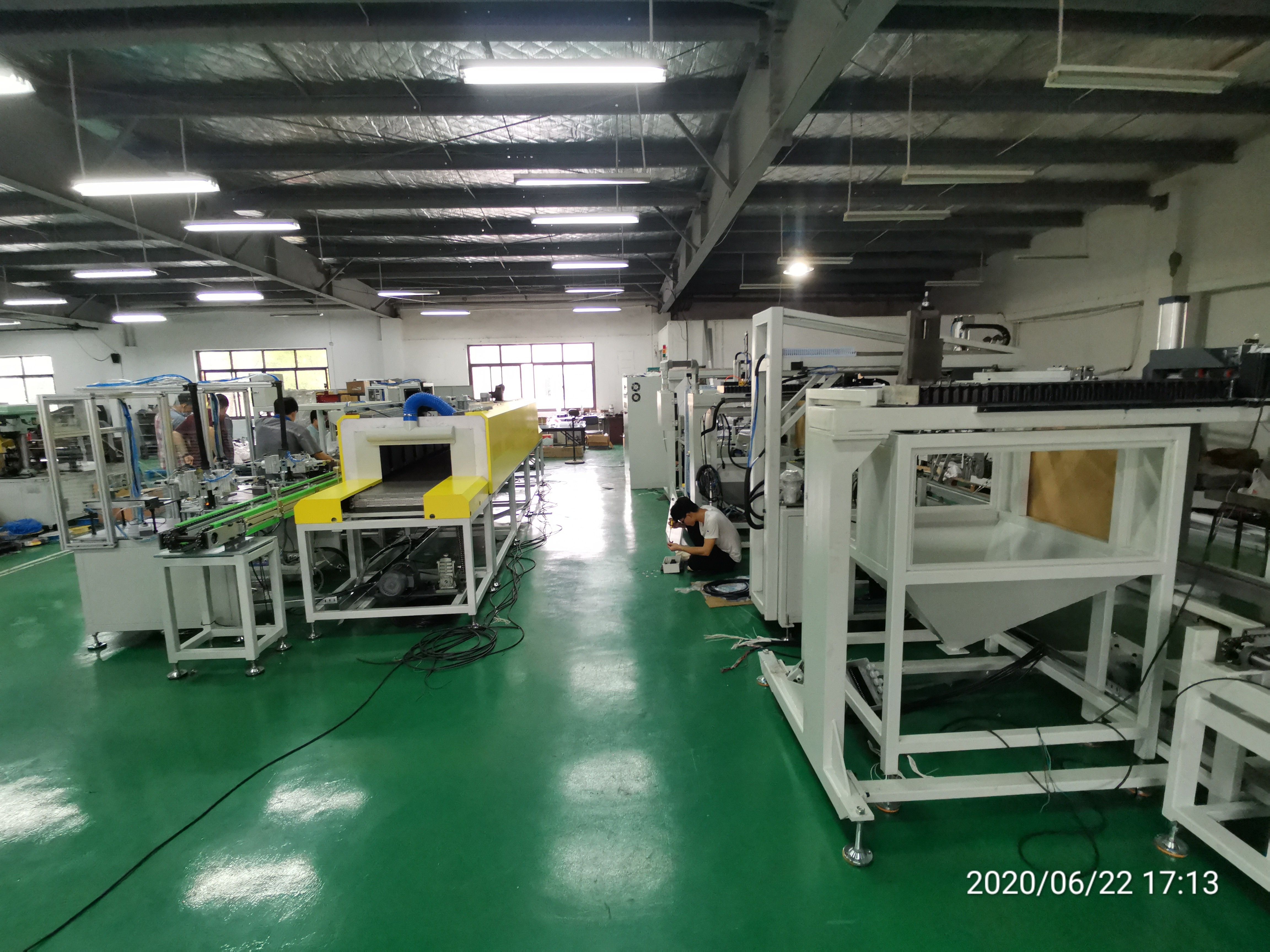 Core drill brazing line5