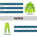 Wholesale Custom Logo High Visibility Work Suits Raincoat