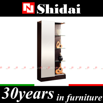 Modern home decorative furniture standing mirror showcase E-23